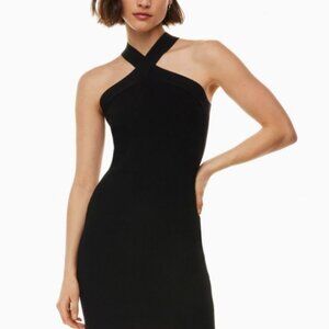 Babaton Sculpt Knit Criss Cross Dress